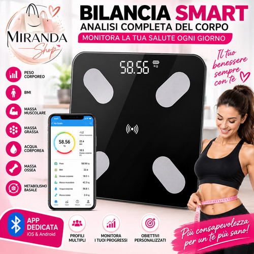 Bilancia digitale smart con